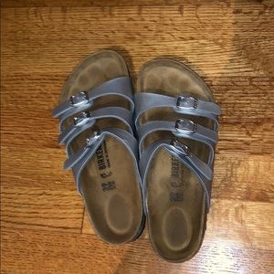 Silver birks!! Like new, they are too big on me